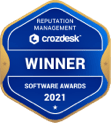 Crozdesk Reputation Management Software Winner Badge