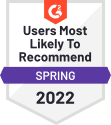 Users Most Likely To Rec Spring 22
