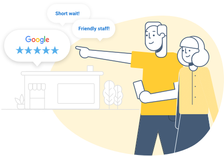 Get more reviews, be chosen.