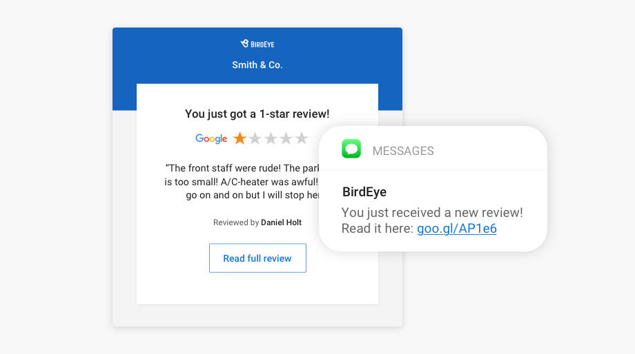 Review Management Alerts
