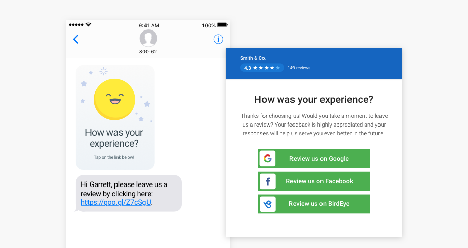 Review Management Message