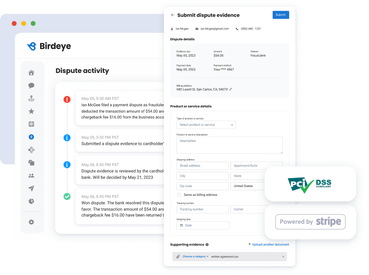 Fraud and Chargeback Support