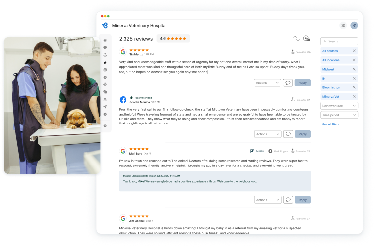 All of your reviews. All in one place.