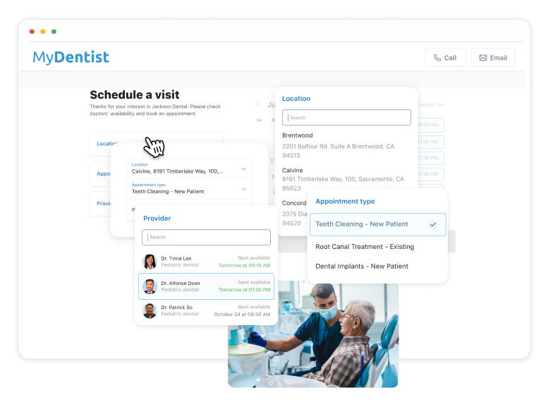 Attract more patients with online scheduling