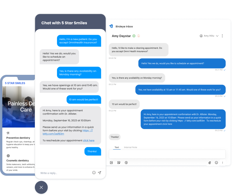 Convert website visitors with an AI chatbot