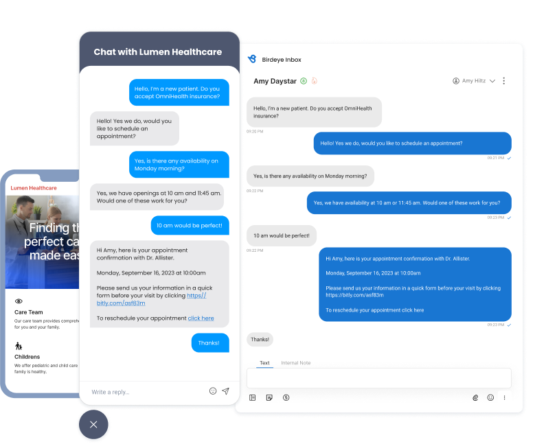 Convert website visitors with an AI chatbot