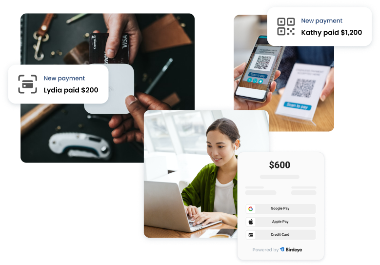 Get paid faster with digital payment options