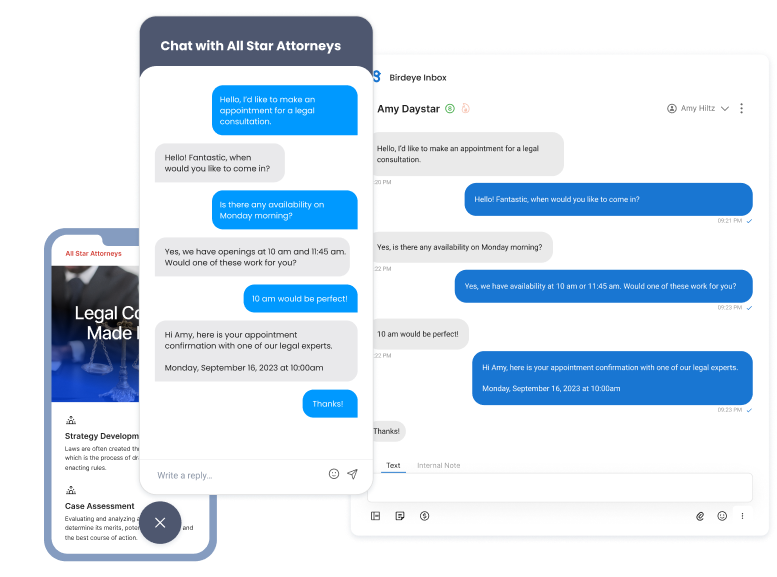 Convert website visitors with an AI chatbot