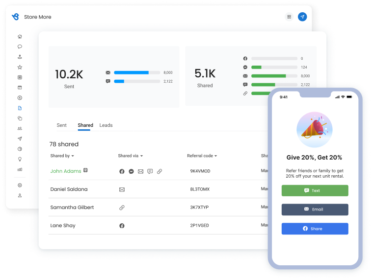 Automate and track referral campaigns at scale