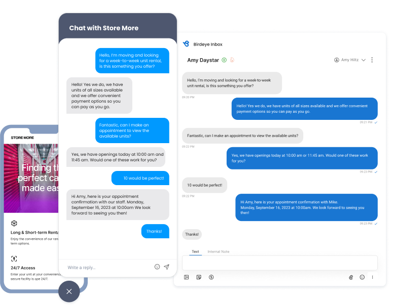 Convert website visitors with an AI chatbot