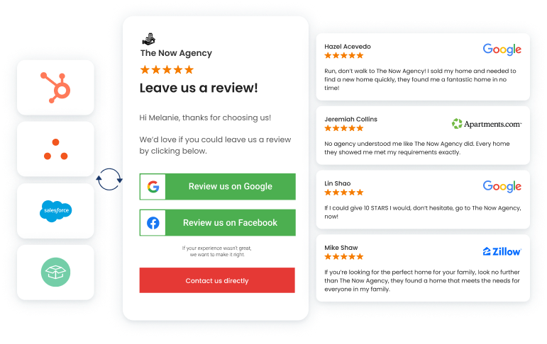 Easily collect reviews and improve online reputation