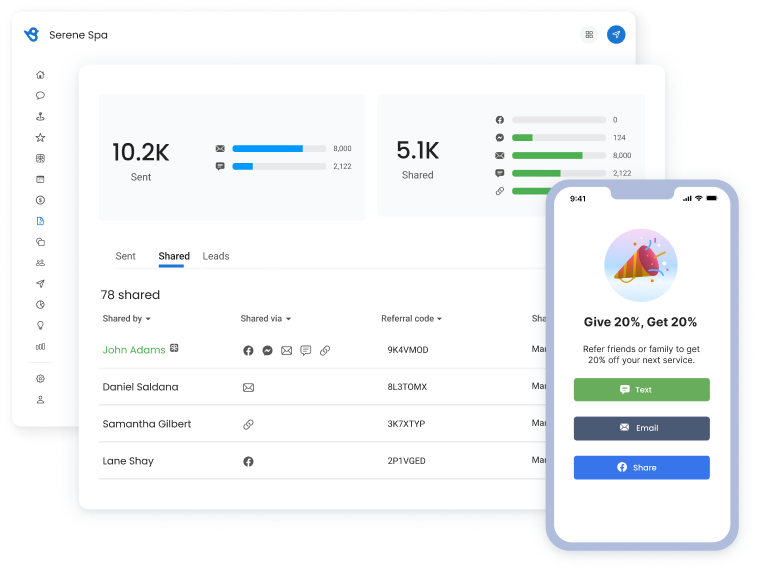 Automate and track referral campaigns at scale