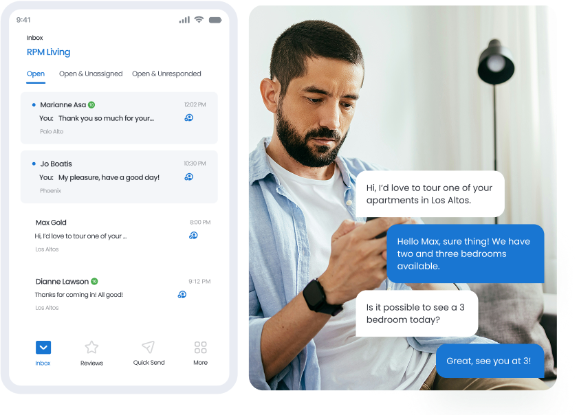 Respond to texts on the go