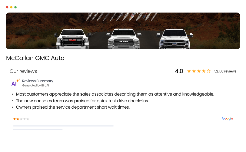Review Widgets