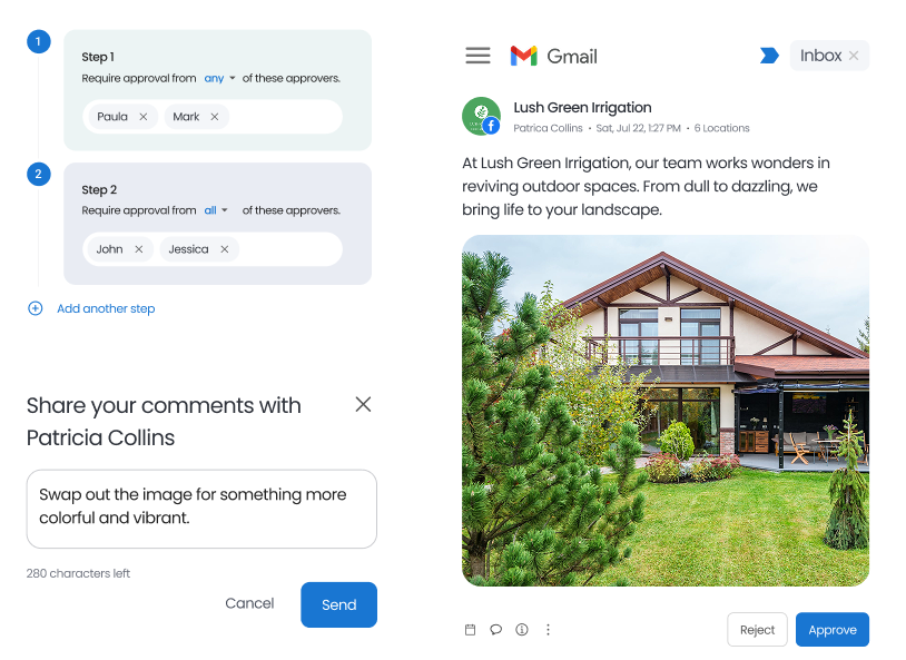 Approval workflows