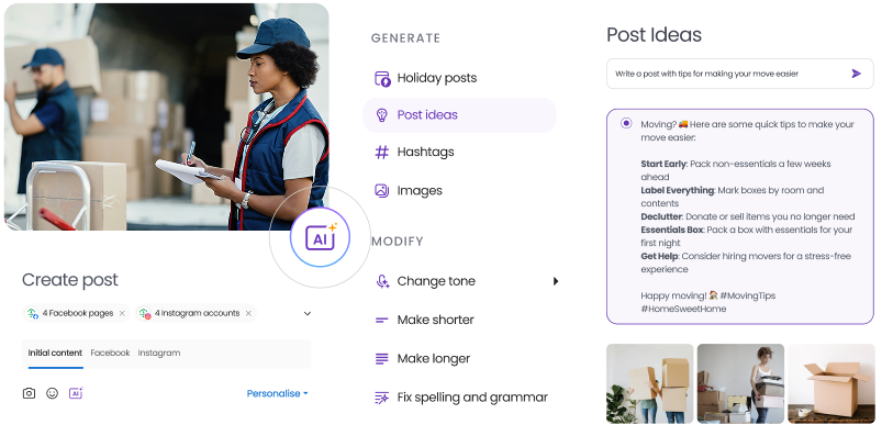 AI-Generated Social Posts