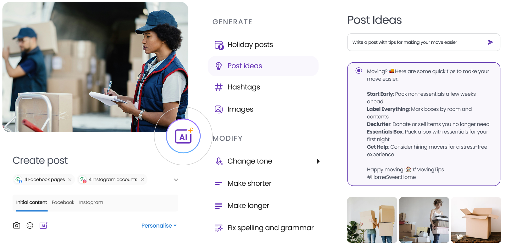 This is a screenshot of Birdeye social AI. The image is for the blog on Social Media Marketing Companies in Australia .