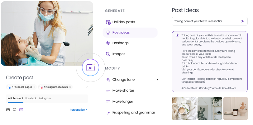 Manage all your social accounts in one place
