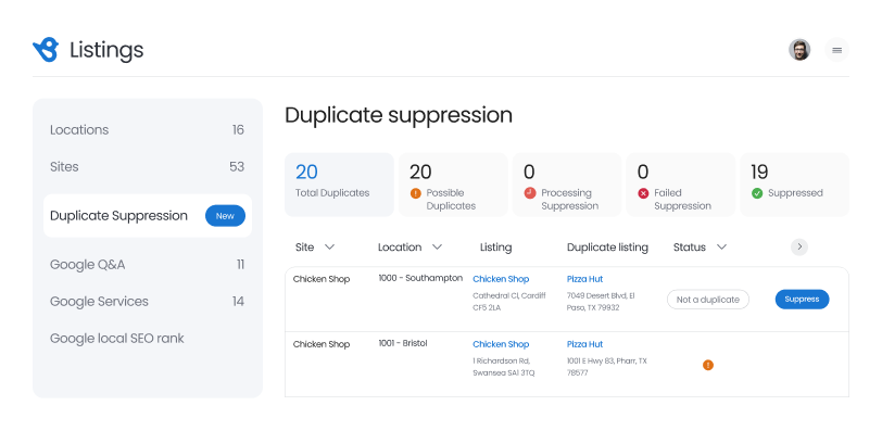 Duplicate Suppression