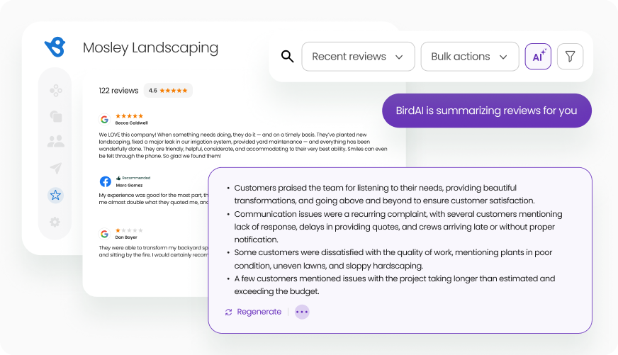 Understand review
sentiment with GenAI