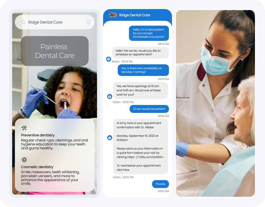 Convert website visitors with an AI chatbot
