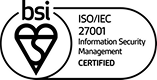 BSI 27001 certified