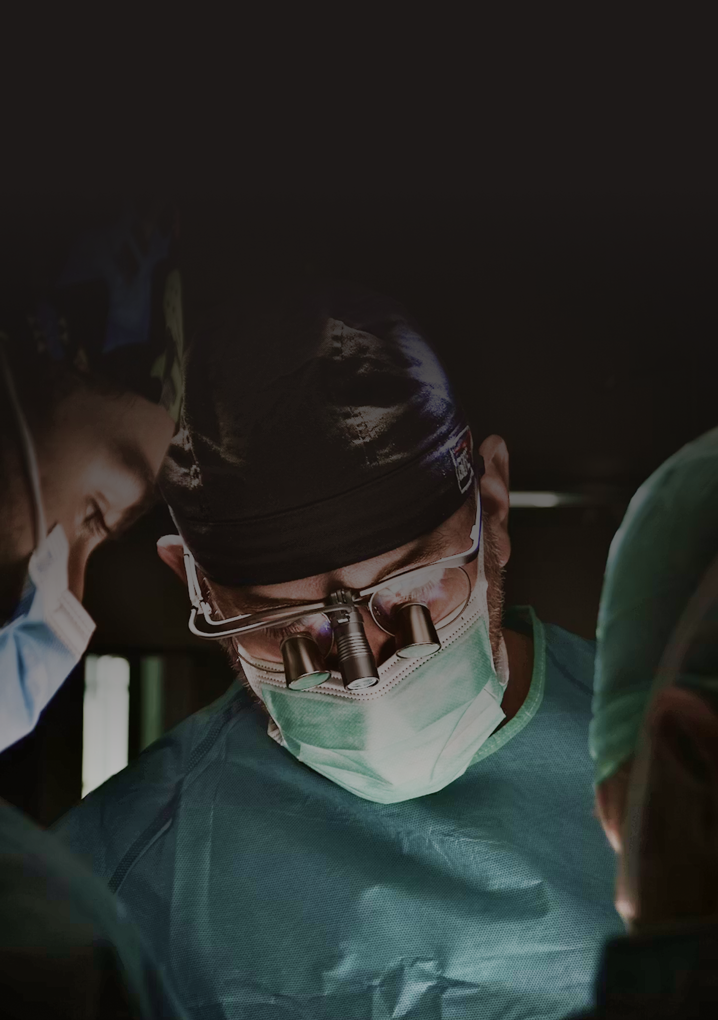Surgeon in an operating room
