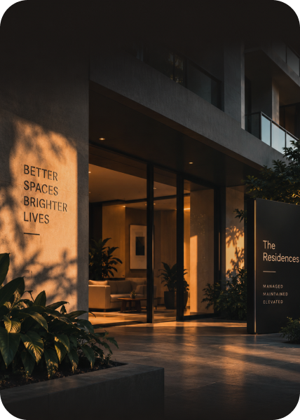 The Residences building exterior