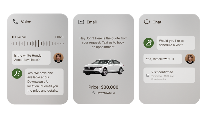 Voice email chat