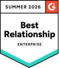 G2 Summer 2025 Best Relationship Enterprise badge
