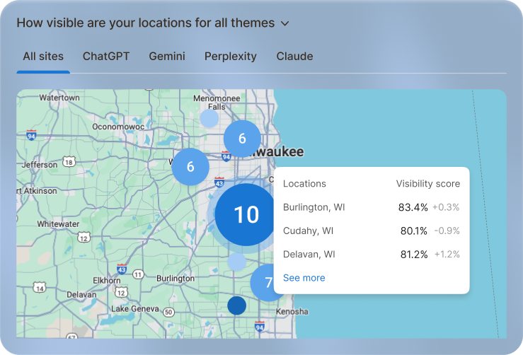 Make sure no location is left behind on AI search