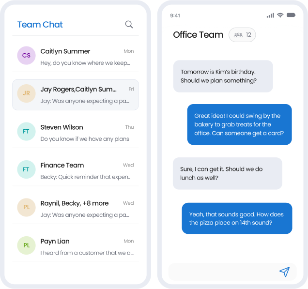 Stay connected to your teams