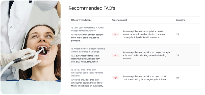 FAQ and Content Builder
