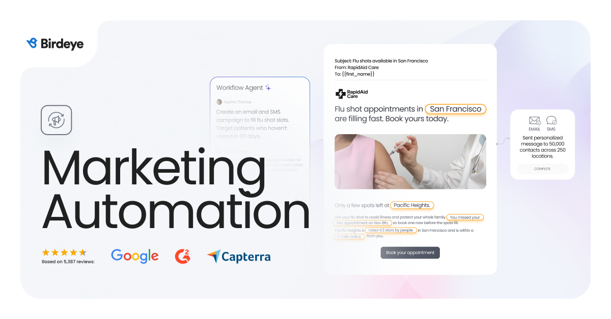 Multi-Location Marketing Automation Software | Birdeye UK