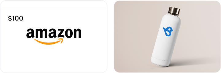 Amazon gift card + Bottle