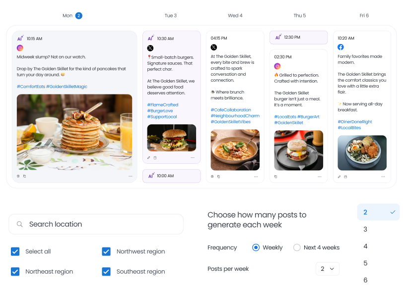 Social Publishing & Calendar