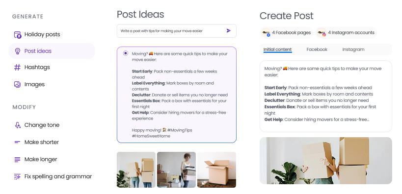 AI-Generated Social Posts