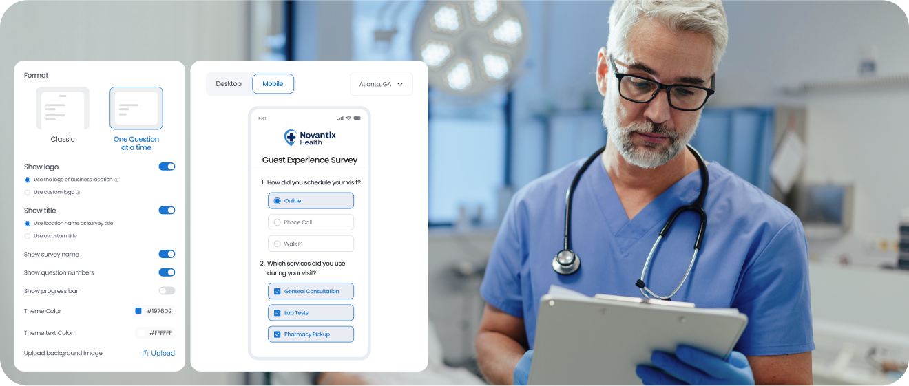 Survey Builder panoramic